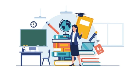 Ilustración Plana Docente IINTAD
